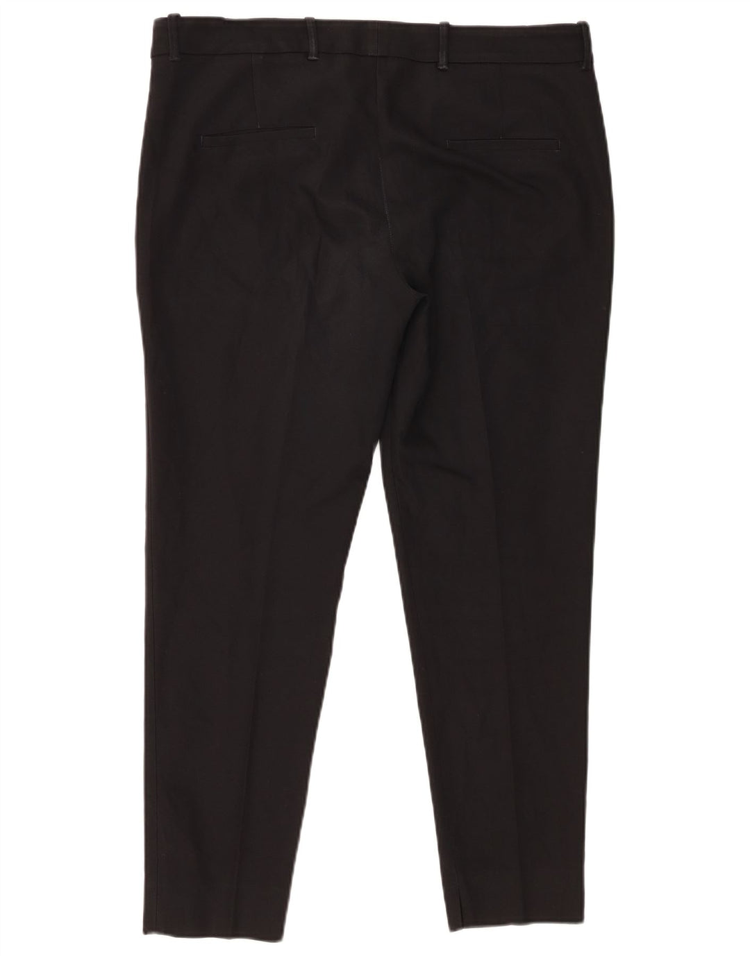 Pantaloni chino slim pentru femei Zara XL W32 L28 Poliester negru