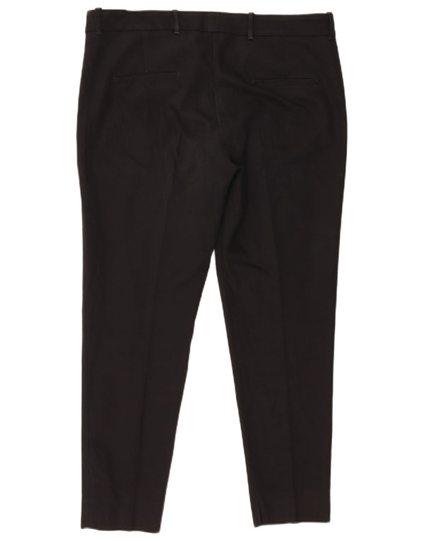 Pantaloni chino slim pentru femei Zara XL W32 L28 Poliester negru