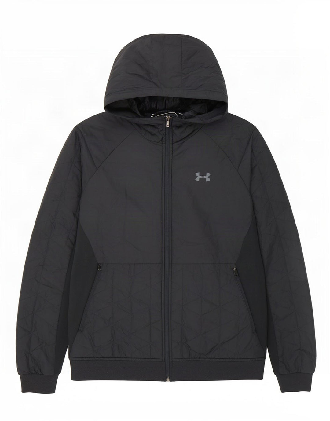 Jachetă matlasată cu glugă pentru bărbați Under Armour UK 40 Poliester mare bleumarin