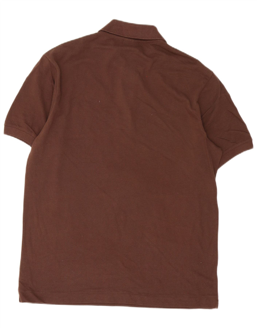 Tricou polo Lacoste pentru bărbați, mărimea 4, bumbac maro mediu