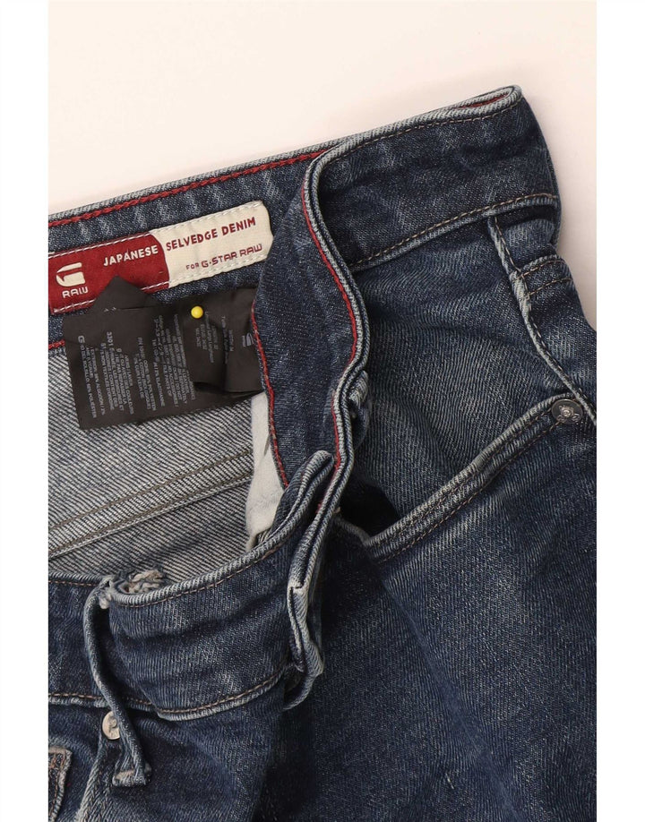 Blugi G-Star 3301 Slim pentru bărbați W34 L32 Bumbac albastru