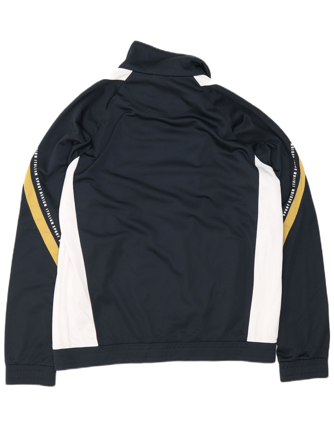 Jachetă de trening grafică pentru bărbați Lotto, 2XL, poliester color block, albastru bleumarin