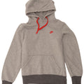 Pulover Nike pentru bărbați, bumbac color bloc, gri mediu