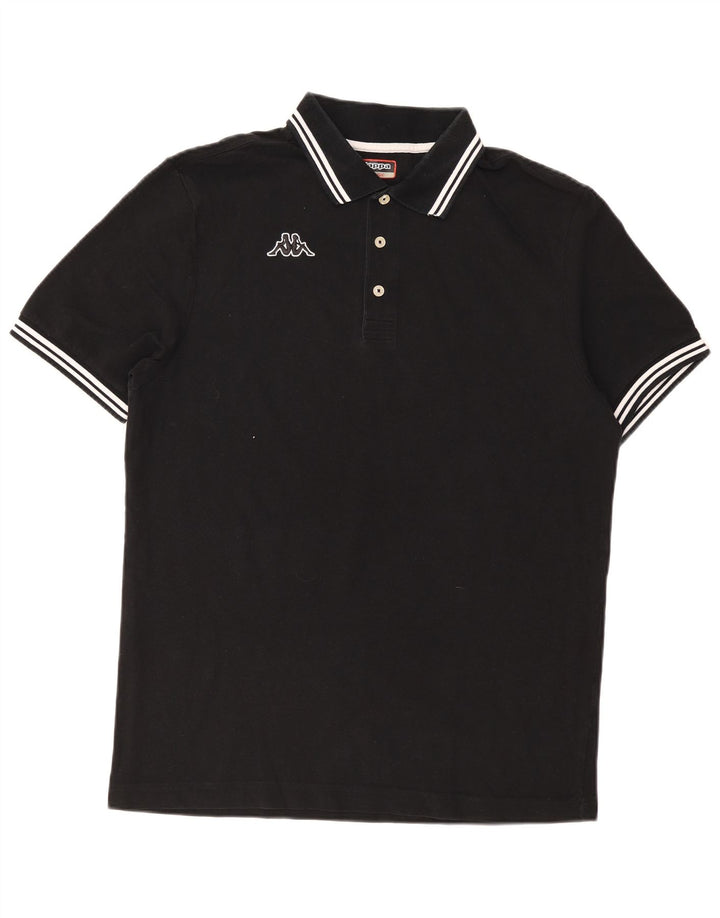 Cămașă polo pentru bărbați Kappa cu dungi negre mari