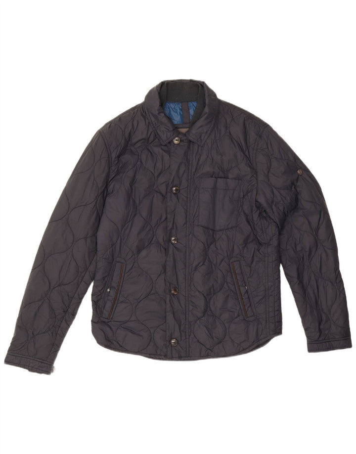Massimo Dutti jachetă matlasată pentru bărbați UK 40 mare nailon bleumarin