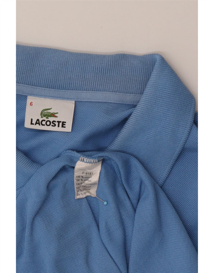 Tricou polo pentru bărbați LACOSTE Mărimea 6 XL Bumbac albastru