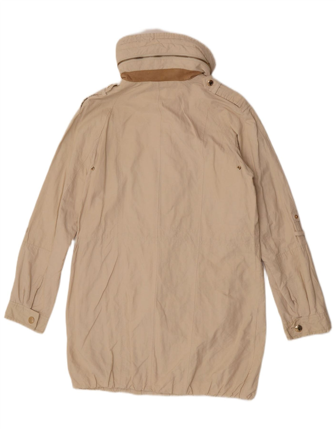 Jachetă parka cu glugă pentru femei Massimo Dutti UK 10 Mic Bej