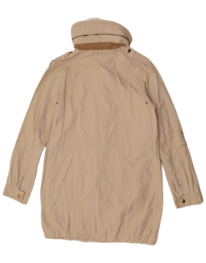 Jachetă parka cu glugă pentru femei Massimo Dutti UK 10 Mic Bej