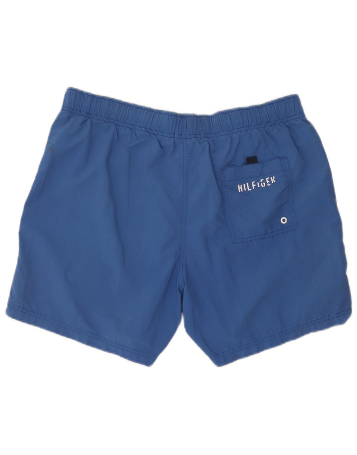 Pantaloni scurți de înot Tommy Hilfiger pentru bărbați, mari, albastru, poliamidă color bloc
