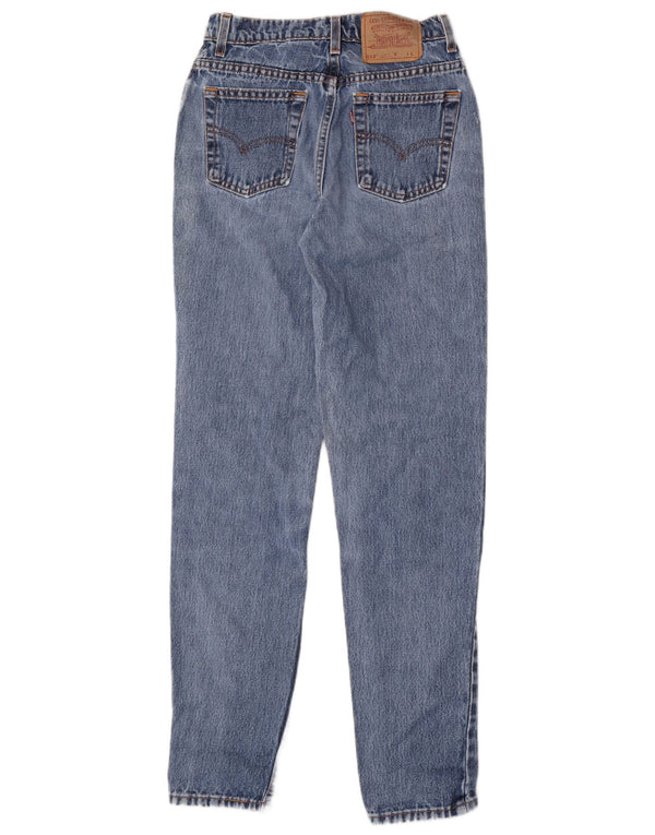 Blugi conici pentru femei Levi's 512 Slim Fit US 6 Medium W26 L32 Bumbac albastru