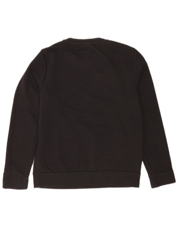 Pulover Adidas Graphic Regular Fit pentru femei UK 12/14 Medium Negru