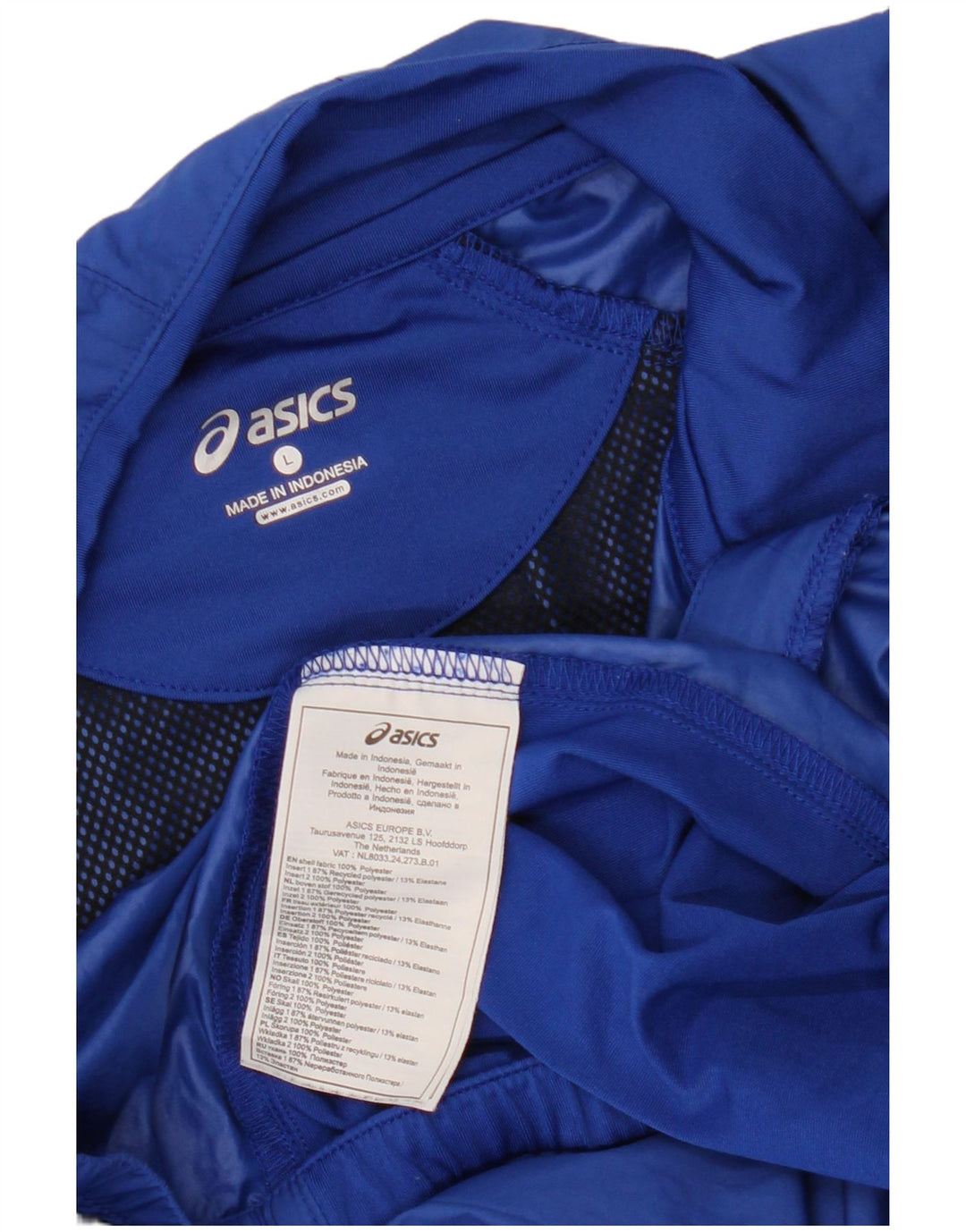 Jachetă de trening Asics pentru bărbați, mare, albastru, poliester