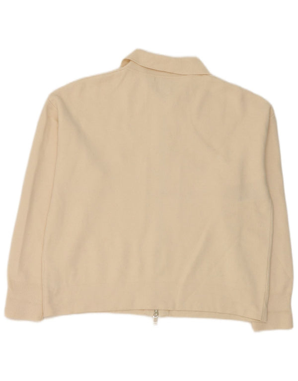 Pulover cardigan supradimensionat pentru femei Massimo Dutti UK 10 Small Off White