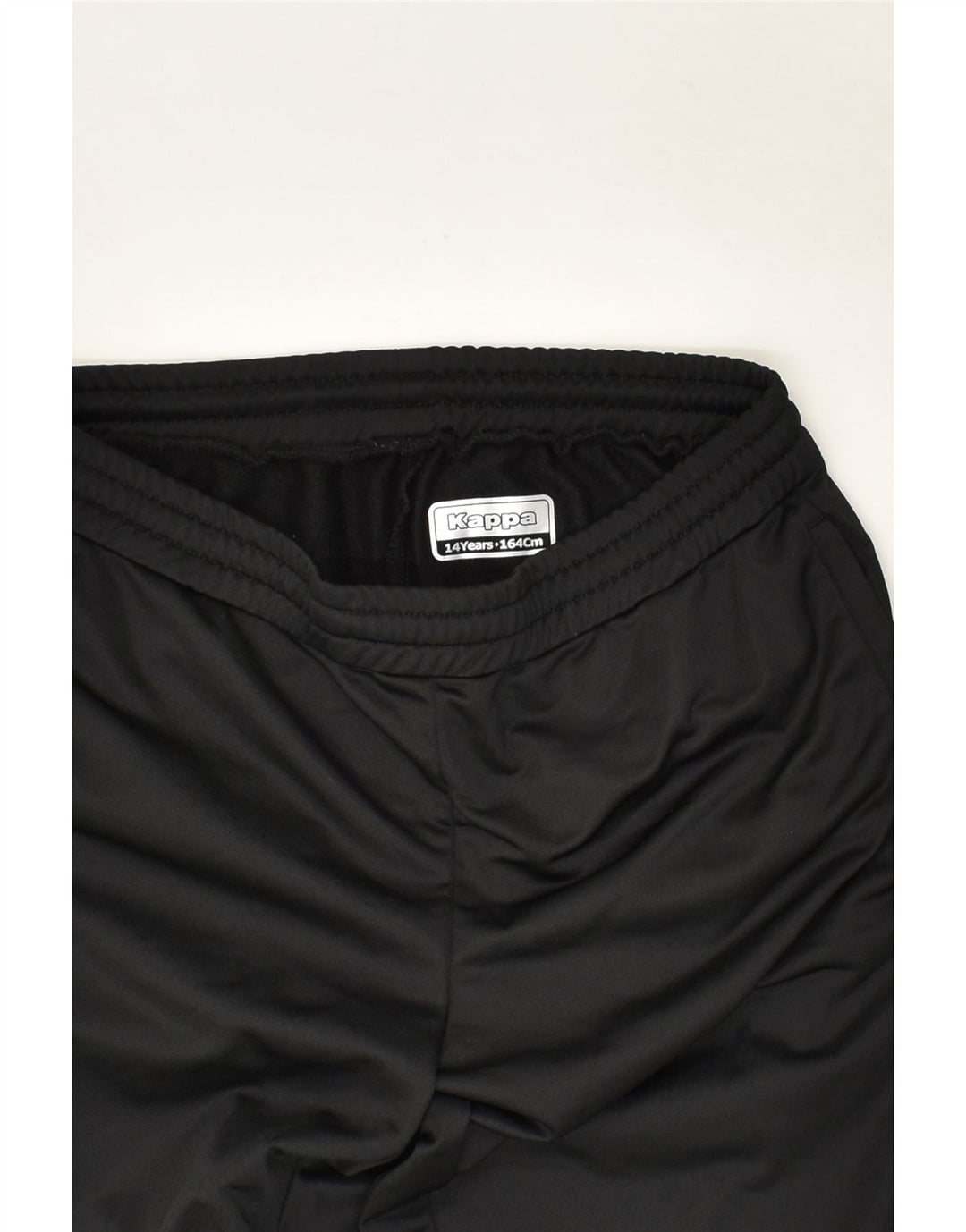 KAPPA Boys Tracksuit Trousers Joggers 13-14 Years Black | Vintage Kappa | Thrift | Second-Hand Kappa | Used Clothing | Messina Hembry 