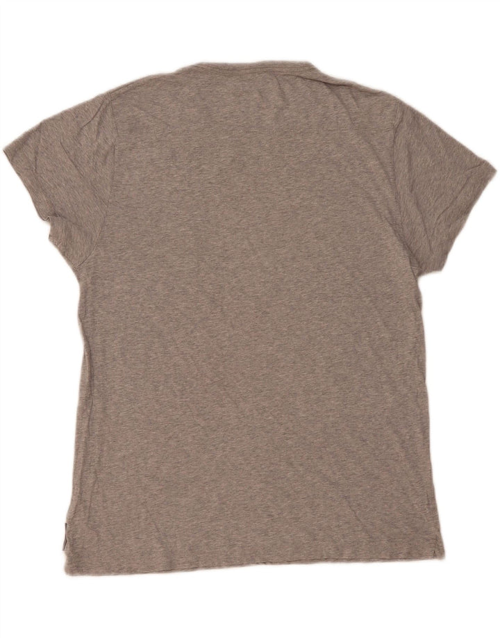 FRENCH CONNECTION Tricou pentru bărbați Top mare, gri, bumbac color bloc