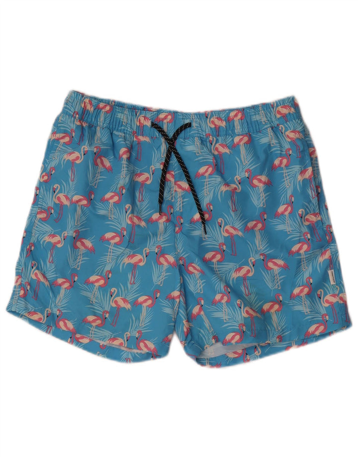 Pantaloni scurți de înot Jack & Jones pentru bărbați, cu model abstract, albastru mic