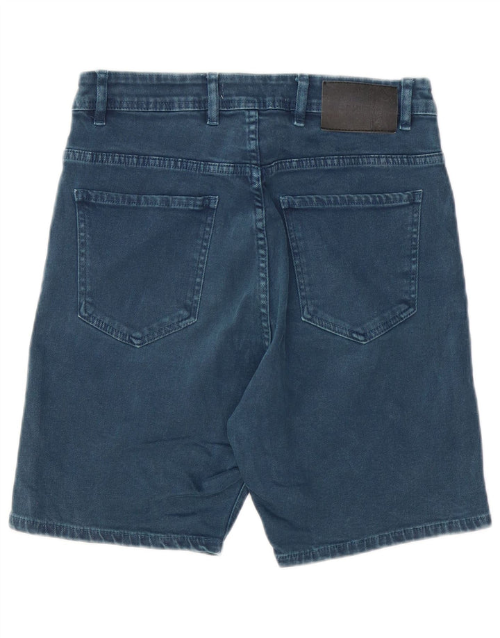 Pantaloni scurți din denim pentru bărbați Zara EU 40 Medium W31 Bumbac bleumarin