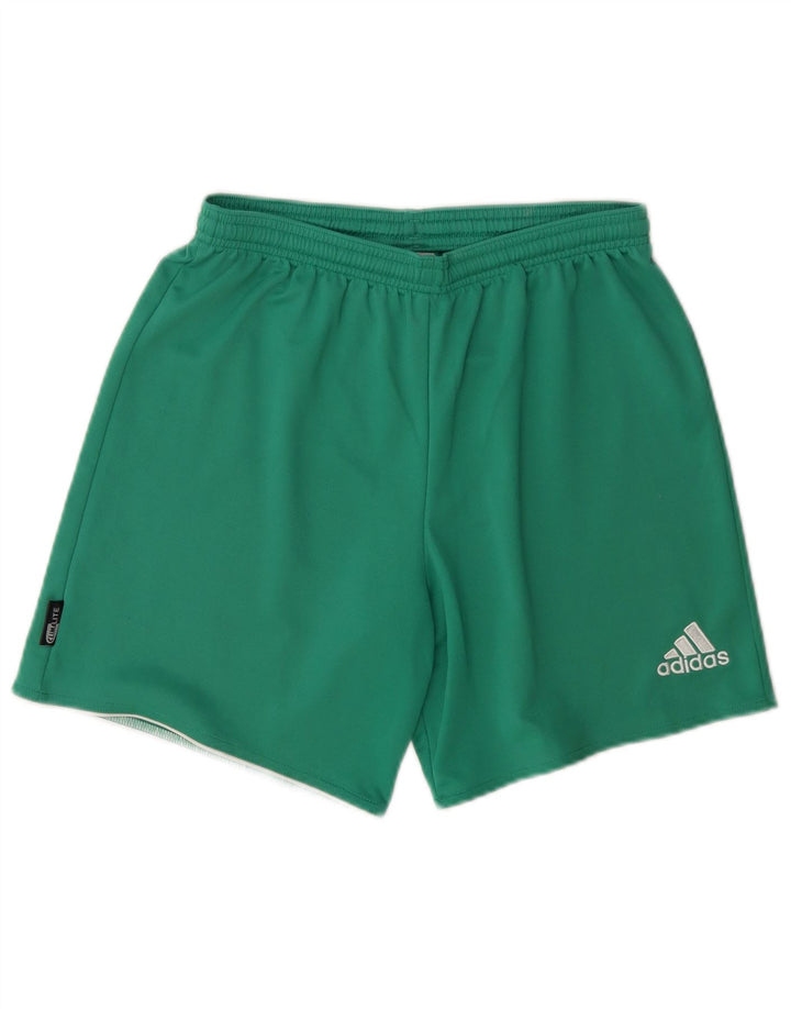 Pantaloni scurți sport pentru bărbați Adidas Climalite XS poliester verde