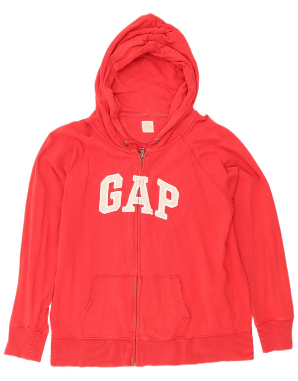 Pulover pentru bărbați Gap Graphic Zip Hoodie XL, bumbac roșu