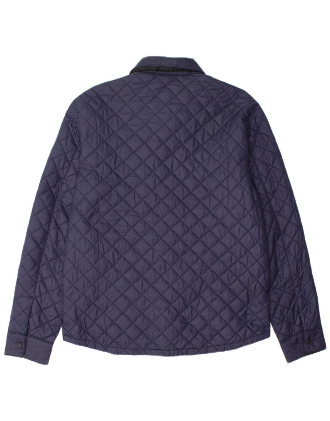 SUPERDRY Mens Quilted Jacket UK 40 Large Navy Blue