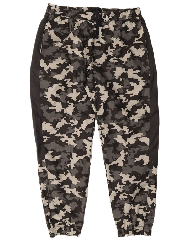 Pantaloni de trening pentru bărbați NIKE Pantaloni de jogging XL poliester camuflaj gri