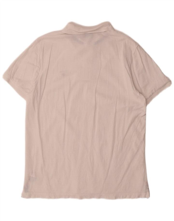 Tricou polo pentru bărbați Gant, mare, alb, din bumbac