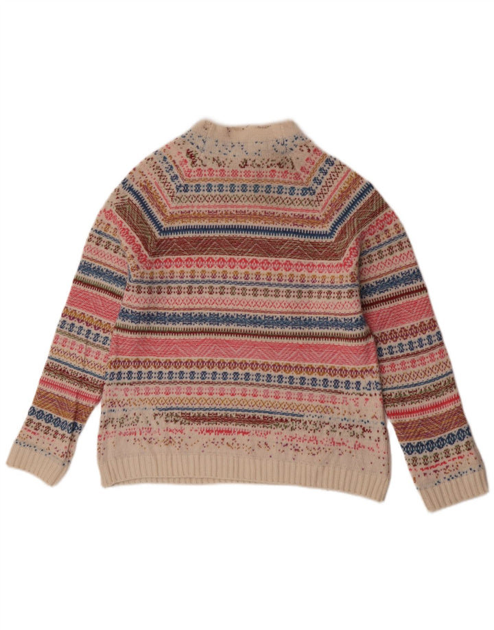 Pulover pentru femei cu gât țestoasă Benetton UK 14 Medium Multicolor
