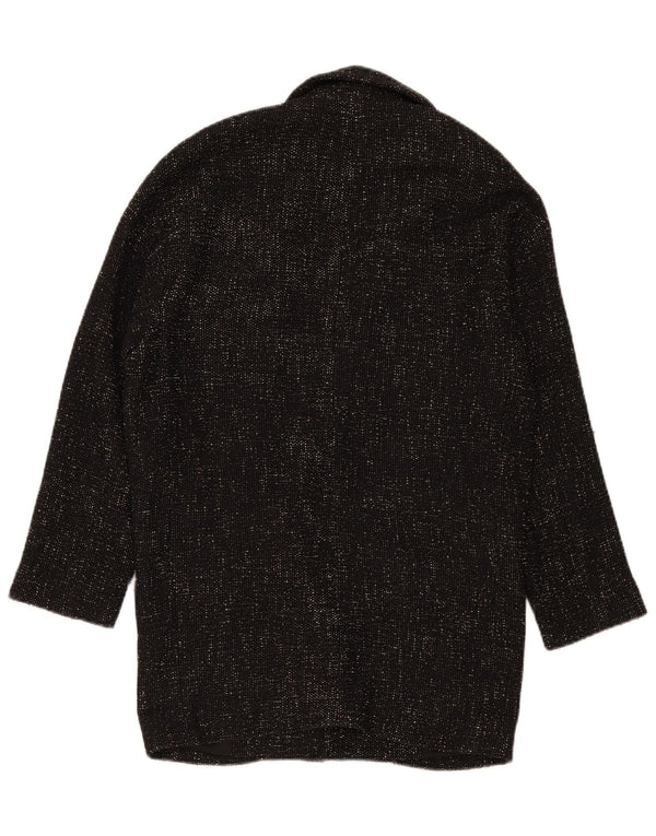 Palton supradimensionat pentru femei Zara UK 6 XS Poliester negru