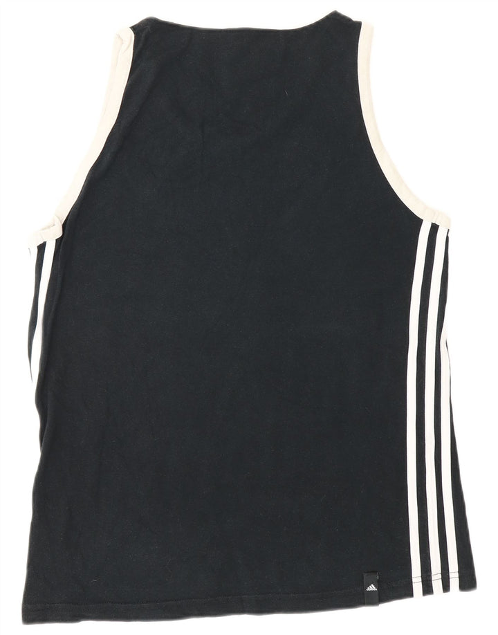 Vestă pentru bărbați ADIDAS UK 34/36 Bumbac negru mic