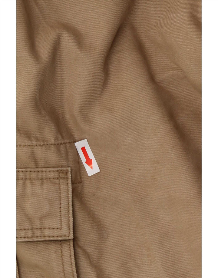 Pantaloni cargo drepti pentru bărbați Marks & Spencer W32 L29 bumbac bej