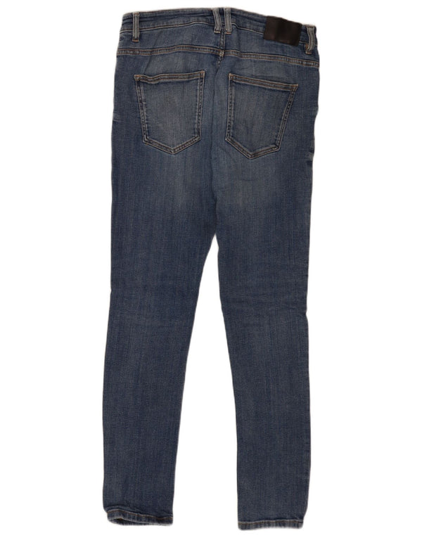 Blugi skinny pentru bărbați Zara EU 40 Medium W31 L30 Albastru