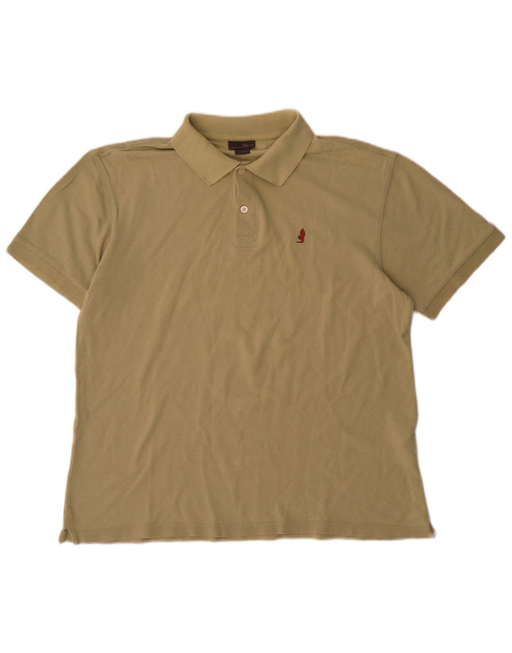 Tricou polo Marlboro Classics pentru bărbați, bumbac kaki mare