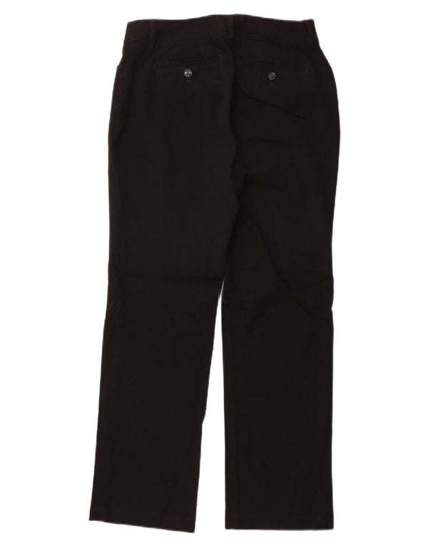 EDDIE BAUER Pantaloni casual pentru femei cu croiala curbată US 6 Medium W28 L29 Negri