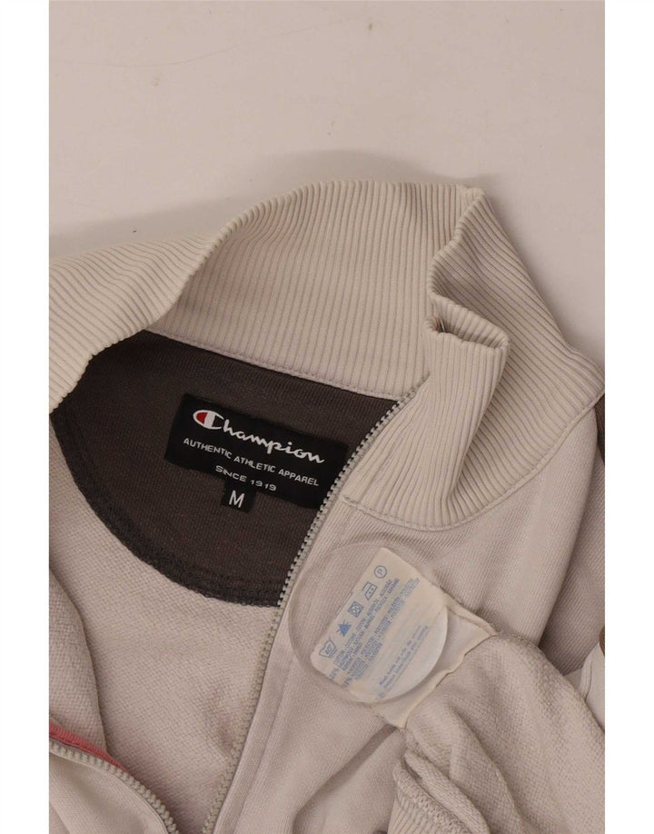 Jachetă de trening Champion pentru femei UK 12 Medium Off White Colorblock