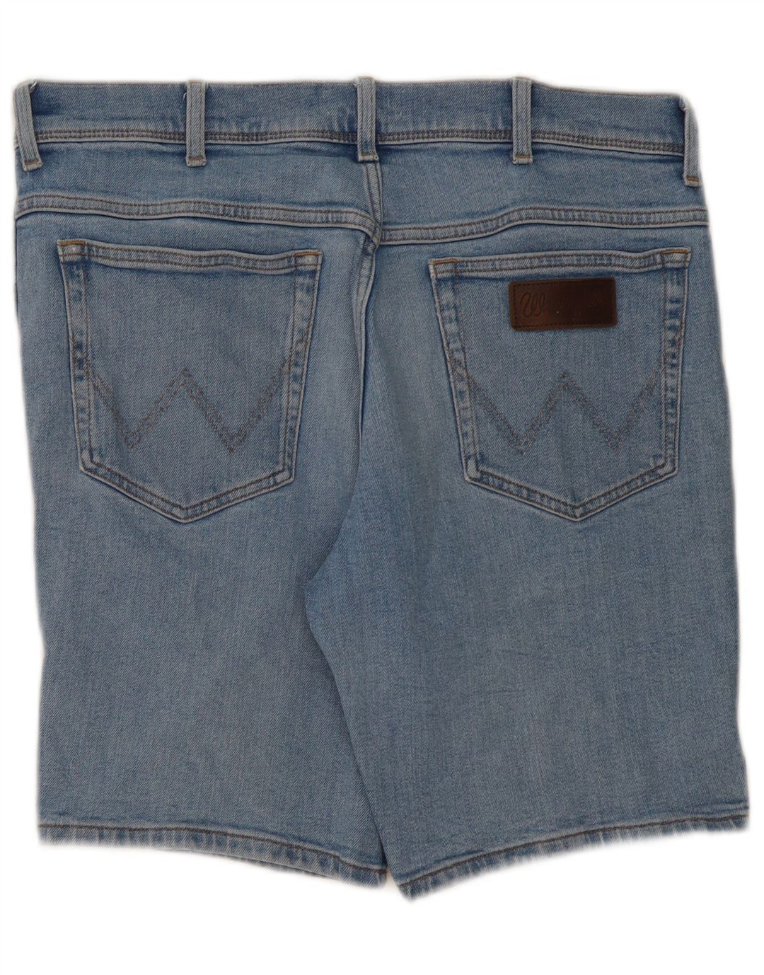Pantaloni scurți din denim Texas Wrangler pentru femei W34, bumbac albastru mare