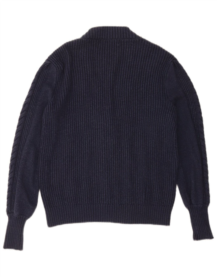 Pulover cardigan pentru femei Marks & Spencer UK 10 mic, bleumarin, viscoză