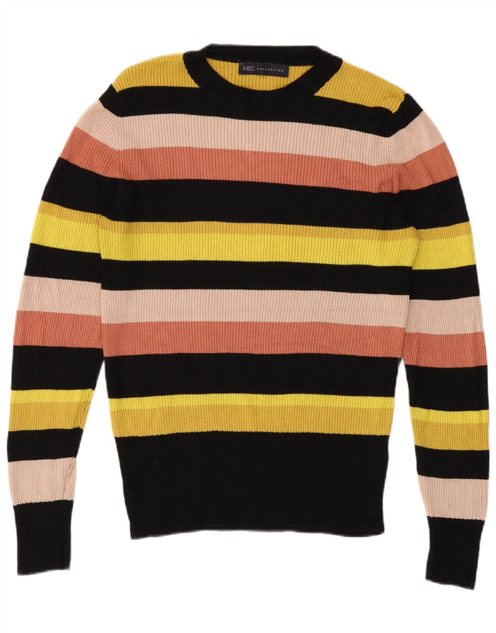 Pulover pentru femei Marks & Spencer cu decolteu triplu UK 12 mediu multicolor