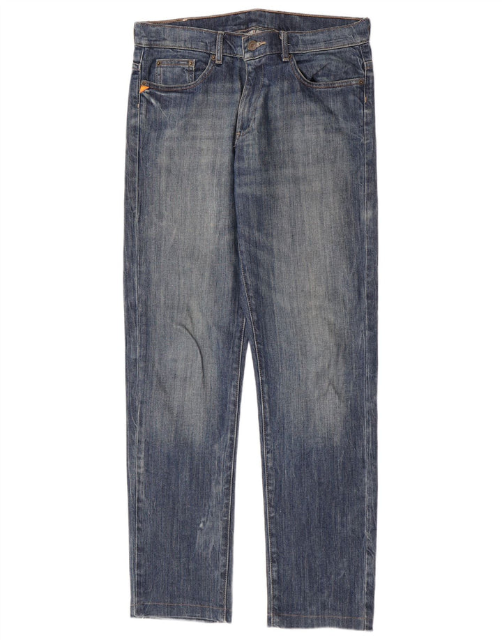 Blugi drepti pentru bărbați Kappa Perfect Fit W32 L31 Bumbac albastru