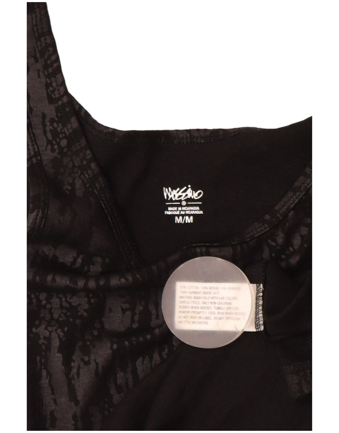 Vestă pentru femei MOSSIMO UK 12 Medium Black Animal Print Bumbac