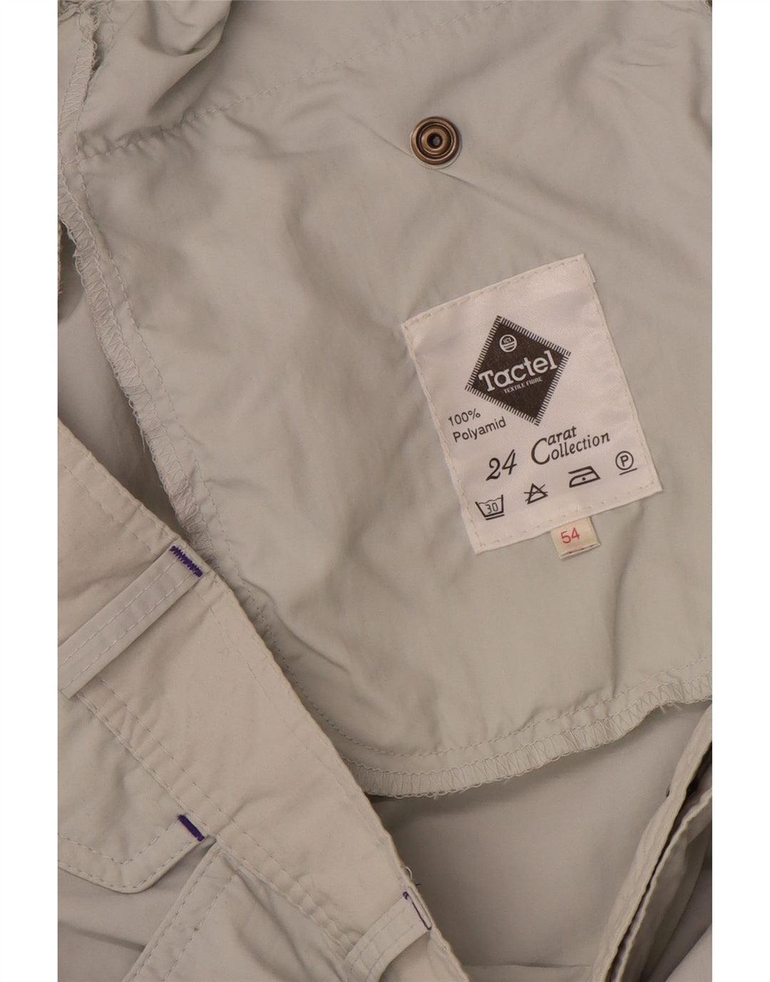 Pantaloni Tactel pentru bărbați chino pegged W36 L30 poliamidă gri