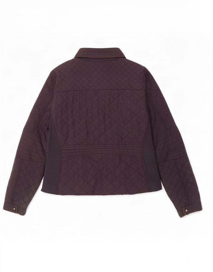Jachetă matlasată pentru femei Zara UK 18 XL Bleumarin