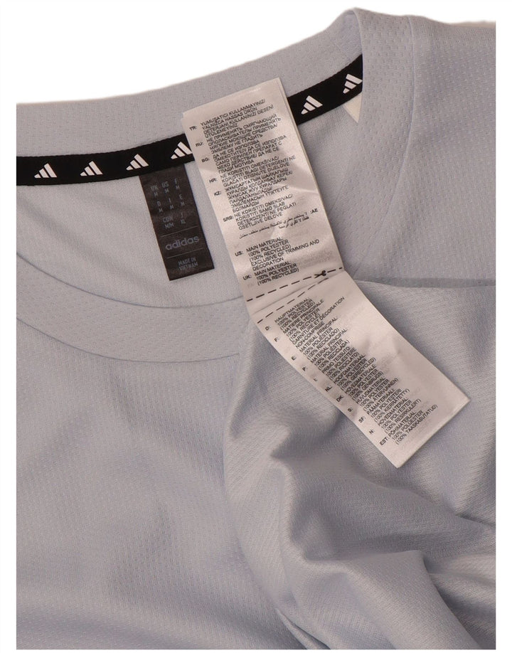 Tricou pentru bărbați Adidas Top Medium Gri Poliester