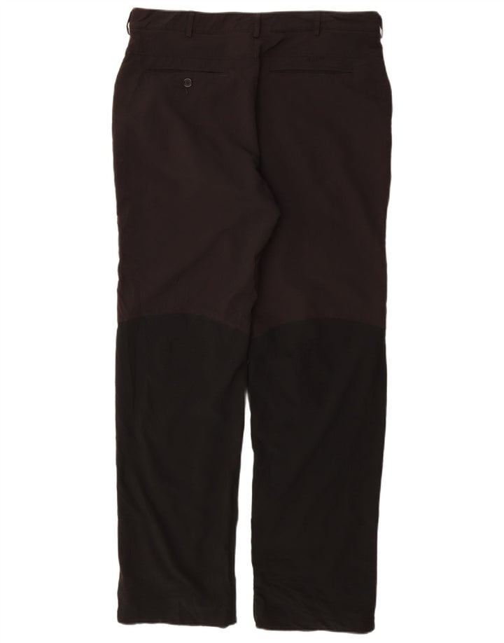 Pantaloni casual drepti pentru bărbați NIKE W34 L32 poliester negru