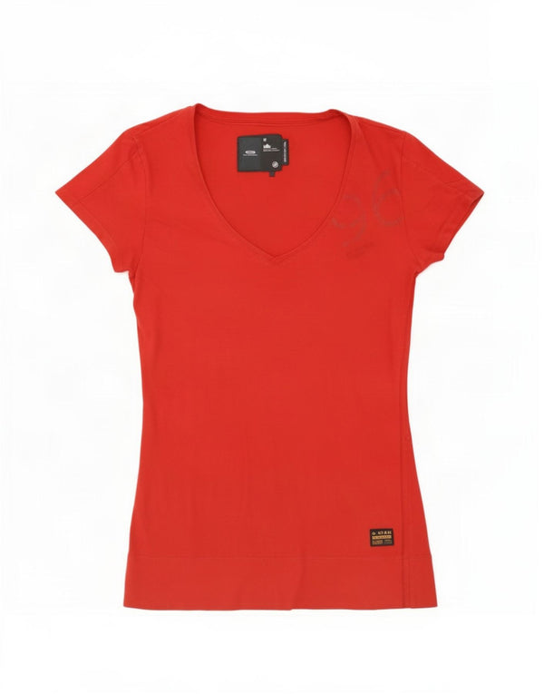Tricou pentru femei G-Star Top UK 12 Medium Red Bumbac