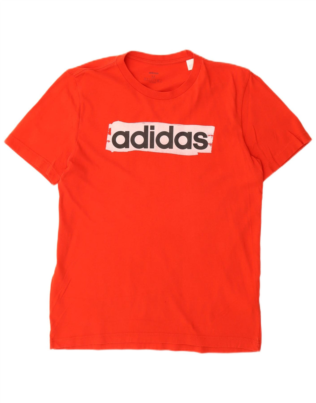 Tricou grafic ADIDAS pentru bărbați Top din bumbac roșu mediu