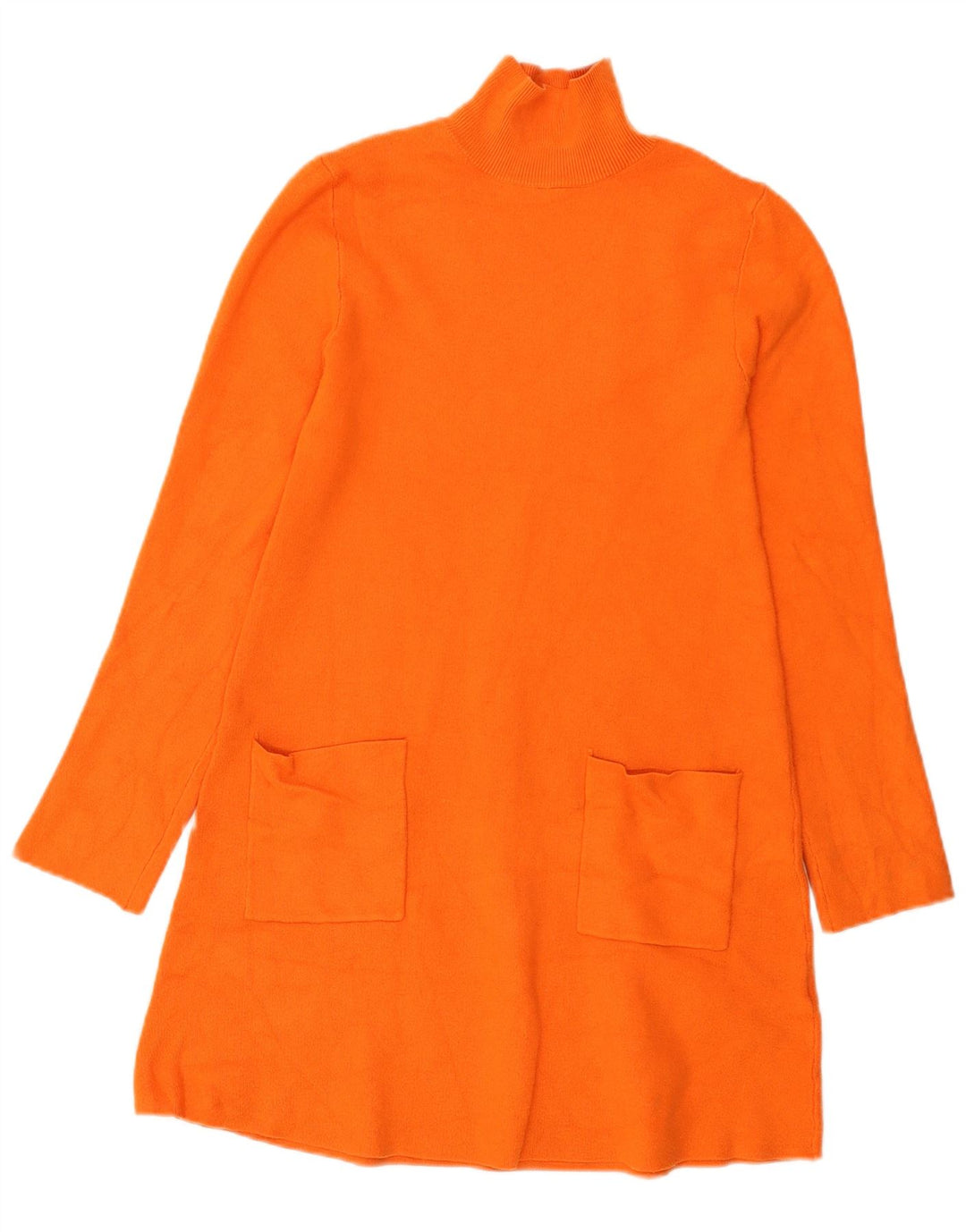 Rochie Pulover pentru Damă Zara UK 8 Mic Portocaliu