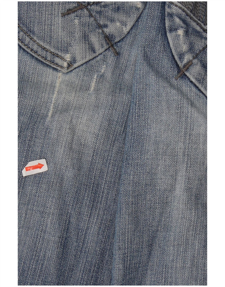 Blugi drepti pentru femei Gas W30 L31 Bumbac albastru