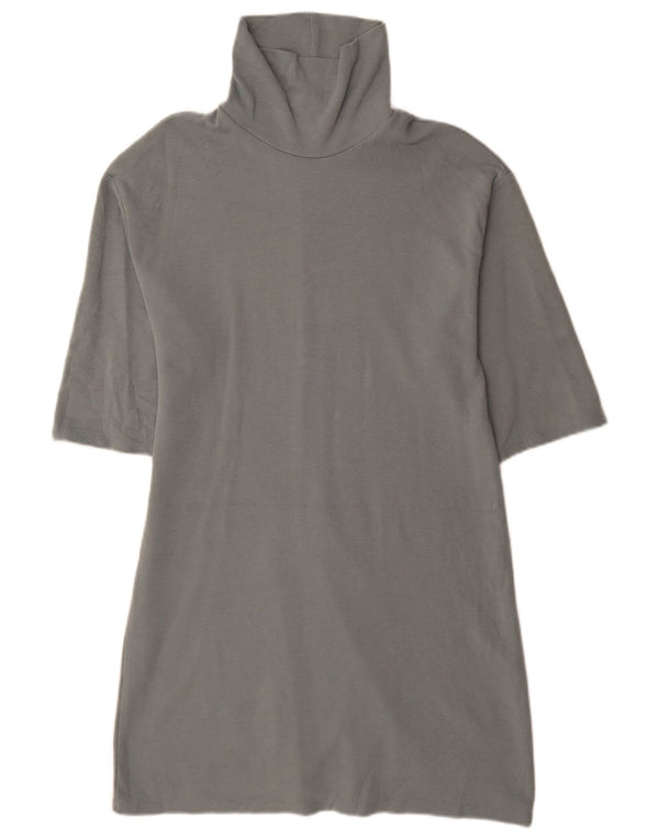 Rochie tricou pentru femei Zara UK 10 Bumbac gri mic