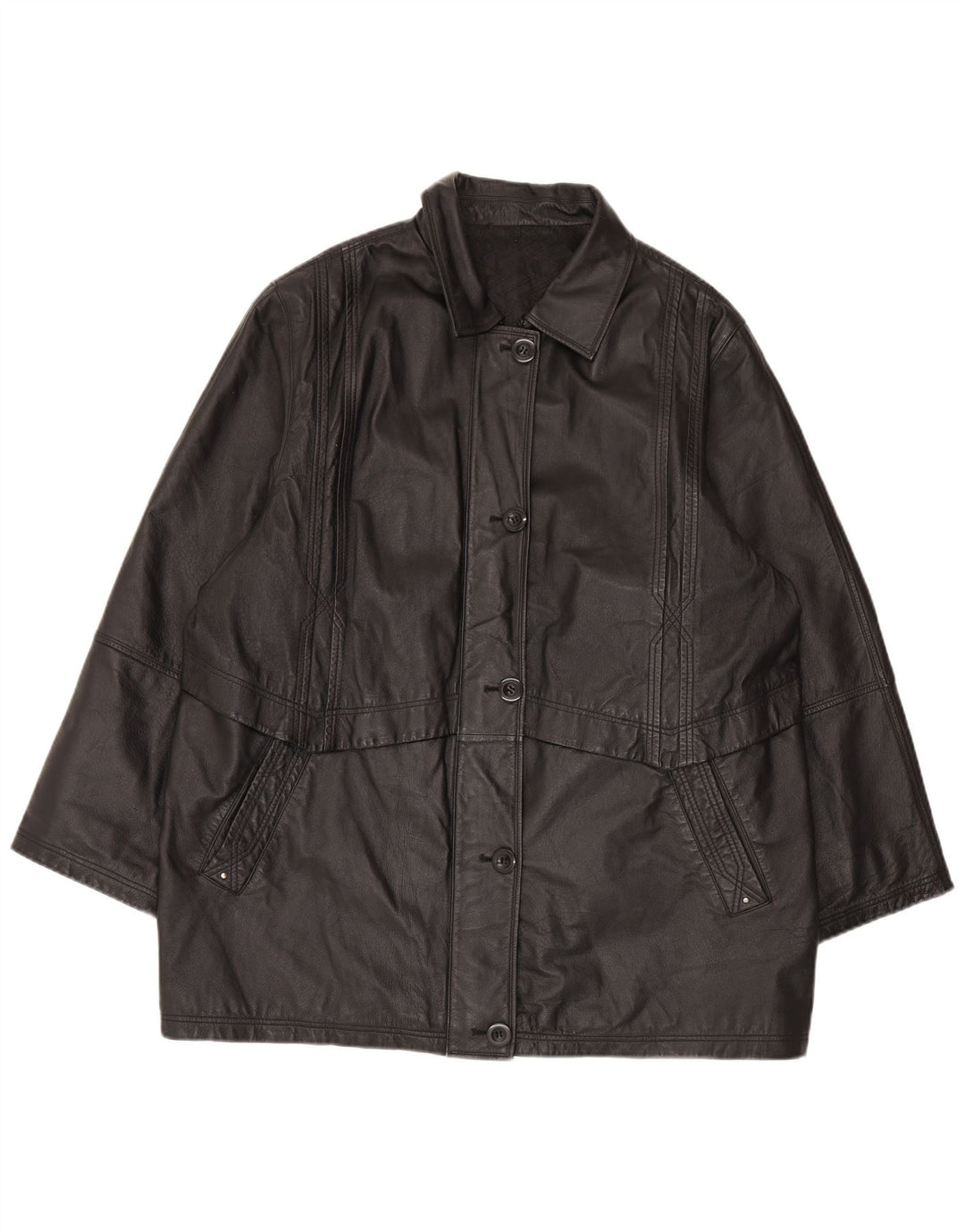 Geacă din piele pentru bărbați Canda IT 52 XL din piele neagră