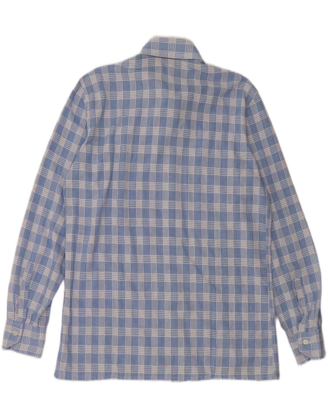 CONFEZIONI DI LUSSO Cămașă pentru bărbați Mărimea 41 16 Lung Blue Check
